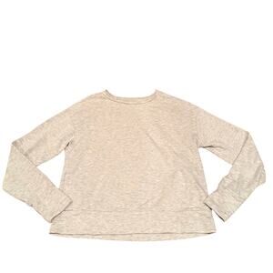 Cozy Offline by Aerie Crewneck Pullover XXS - Neutral & Pockets